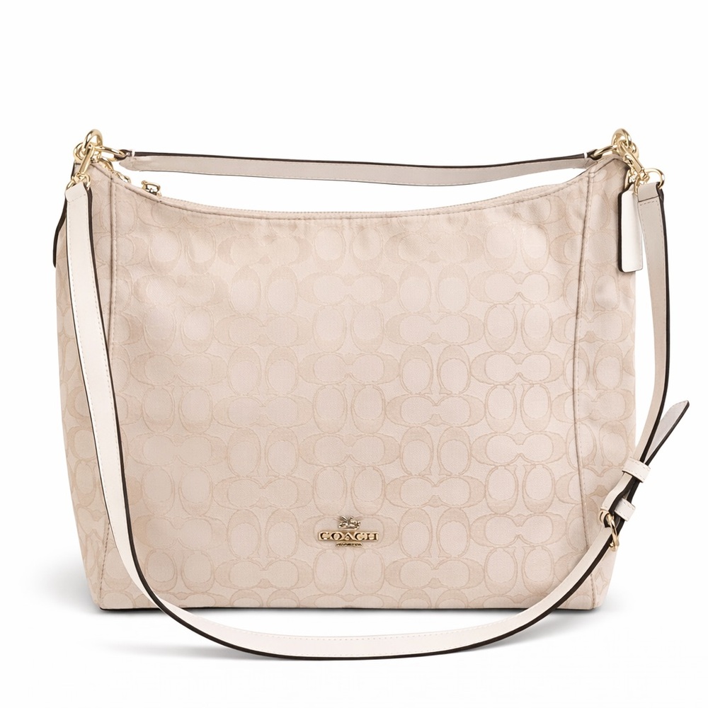 Coach NEW Signature File Hobo Shouler/ Crossbody Bag